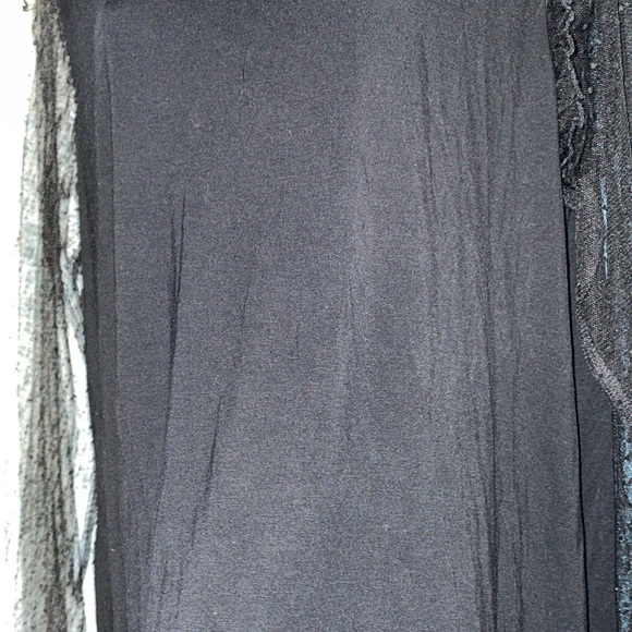 Belldini Studded top around neck with sheer sleeves & Ruffles - Picture 6 of 9